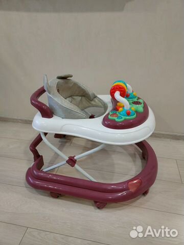 Ходунки детские Happy Baby Smiley V2 Bordo