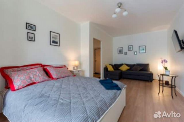 

1-к. квартира, 41 м², 2 кровати