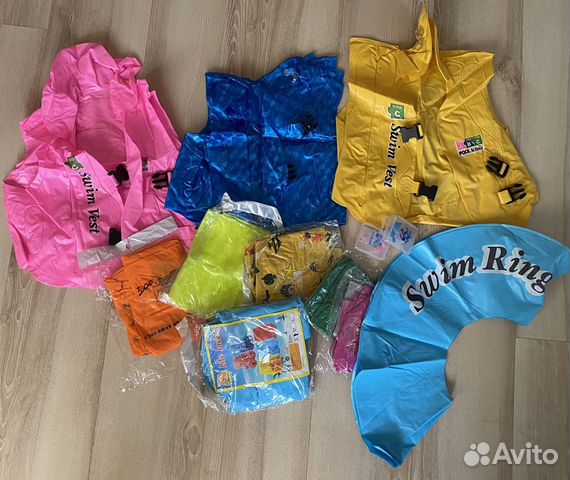 Жилет круг нарукавники для плавания новые