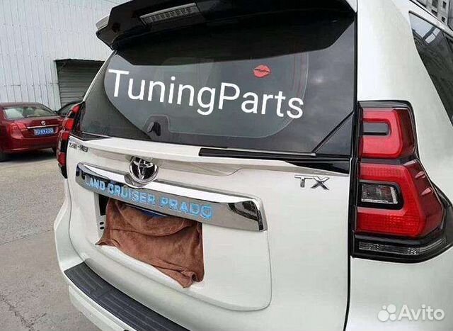 Спойлер prado 150 / lexus GX460 стиль khann