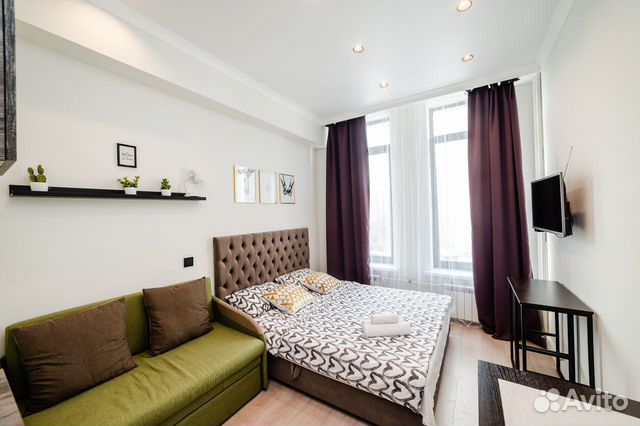

Квартира-студия, 20 м², 2 кровати