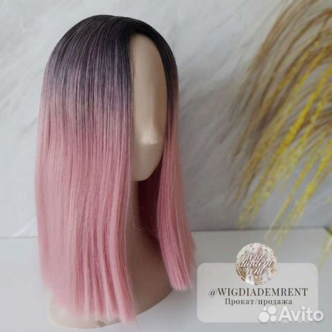 Парик розовый новый прокат продажа
