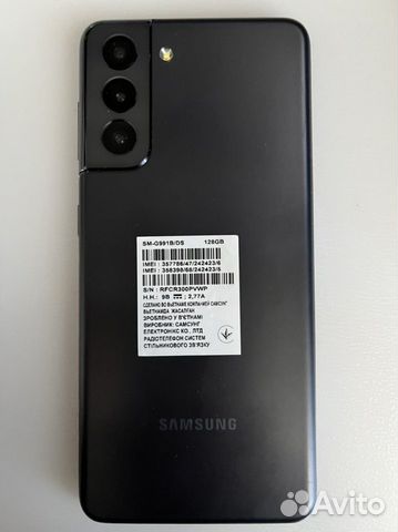 Samsung galaxy S21 5G 128Гб