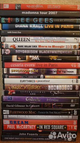 Dvd диски видео рок музыка и фильмы