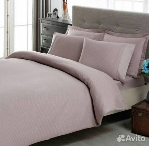 Белье постельное TAC Basic Stripe Сатин Оригинал