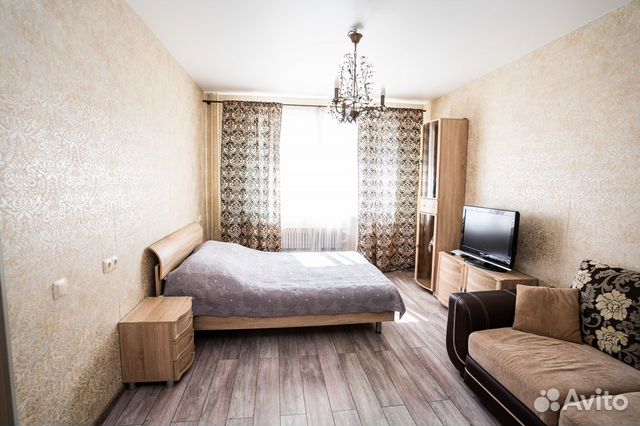 

1-к. квартира, 41 м², 2 кровати