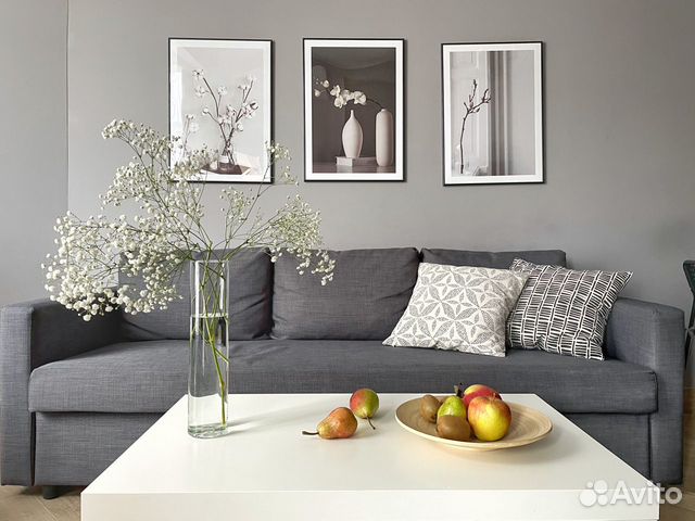 

1-к. квартира, 54 м², 2 кровати