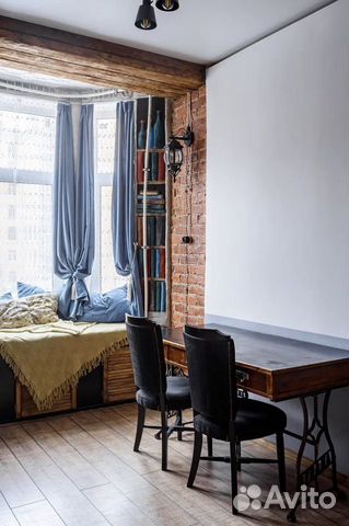 

Квартира-студия, 35 м², 2 кровати