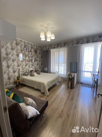 

Квартира-студия, 38 м², 1 кровать