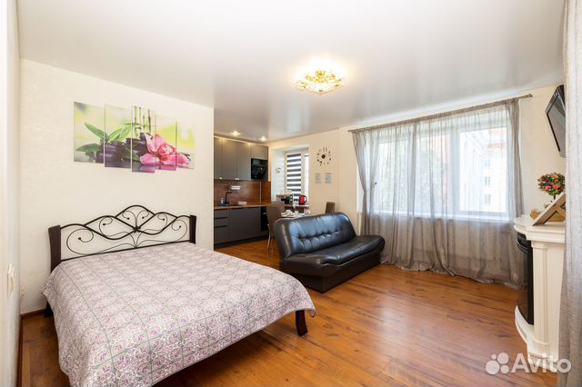 

Квартира-студия, 32 м², 1 кровать