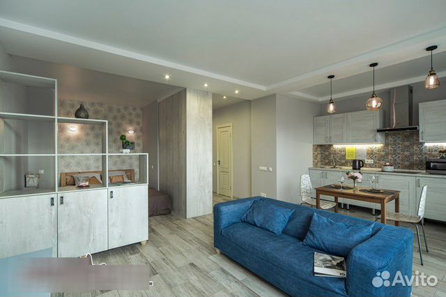 

Квартира-студия, 44 м², 2 кровати