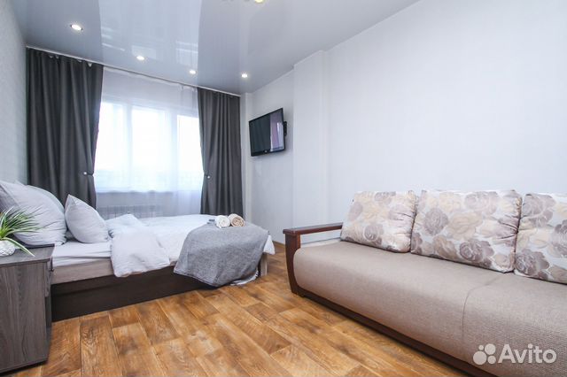 

1-к. квартира, 45 м², 2 кровати