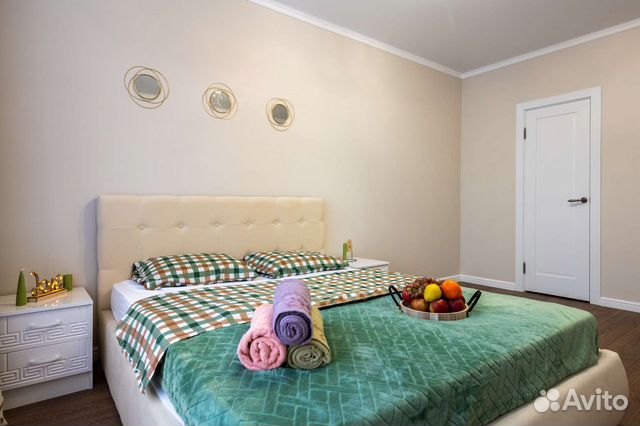 

1-к. квартира, 44 м², 2 кровати