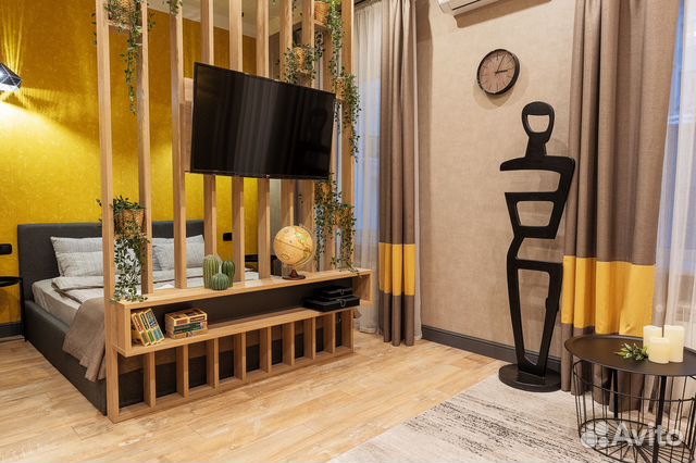 

1-к. квартира, 45 м², 3 кровати