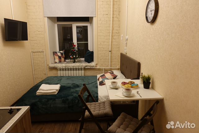 

Квартира-студия, 17 м², 1 кровать
