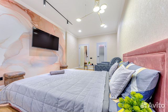 

1-к. квартира, 55 м², 3 кровати