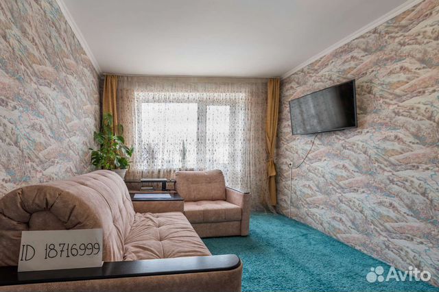 

1-к. квартира, 37 м², 2 кровати