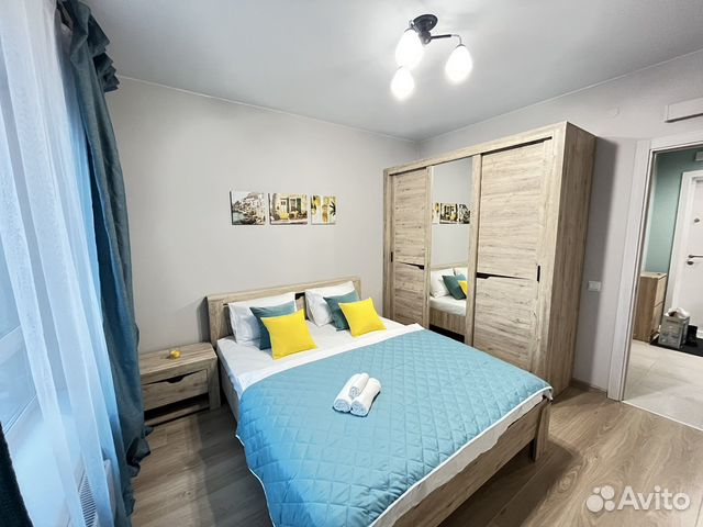 

1-к. квартира, 39 м², 2 кровати