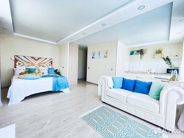 

Квартира-студия, 32 м², 2 кровати