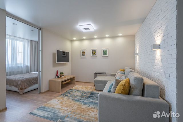 

1-к. квартира, 42 м², 2 кровати