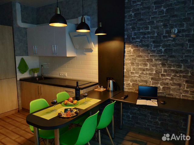 

1-к. квартира, 55 м², 2 кровати