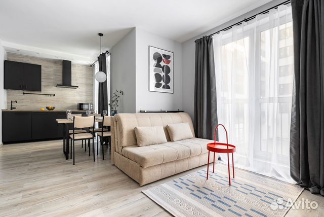 

Квартира-студия, 26 м², 2 кровати