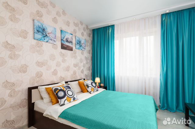 

1-к. квартира, 42 м², 2 кровати