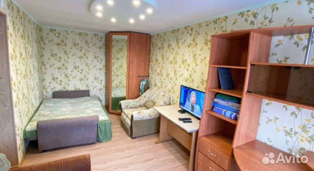 

1-к. квартира, 42 м², 3 кровати