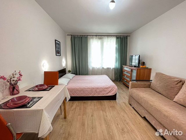 

Квартира-студия, 26 м², 2 кровати