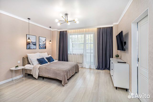 

1-к. квартира, 46 м², 2 кровати