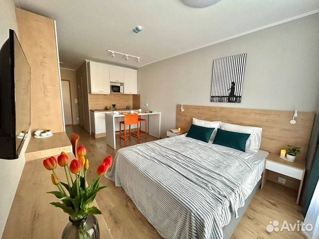 

Квартира-студия, 23 м², 1 кровать
