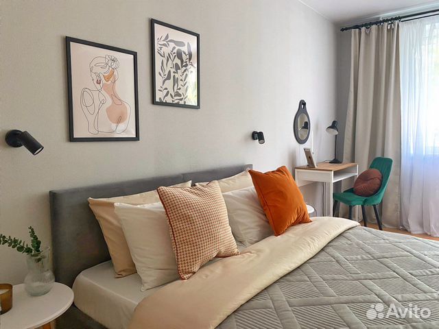 

1-к. квартира, 35 м², 2 кровати
