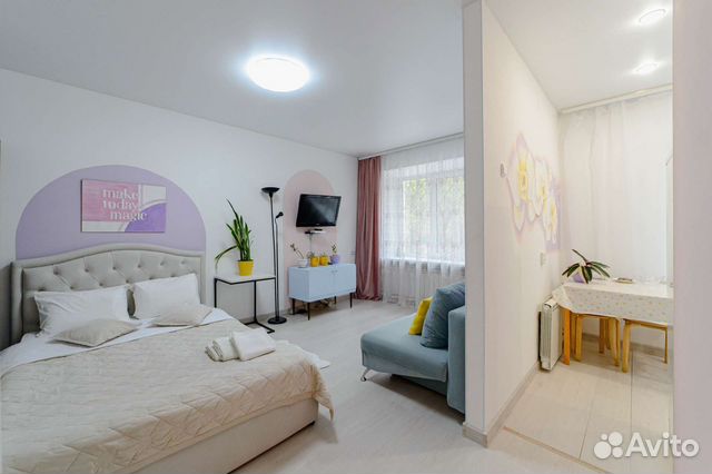 

1-к. квартира, 38 м², 2 кровати