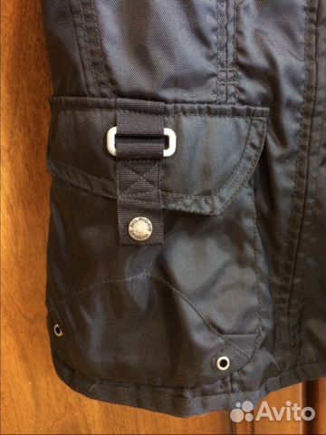 Черная куртка ветровка дождевик Hilfiger Denim