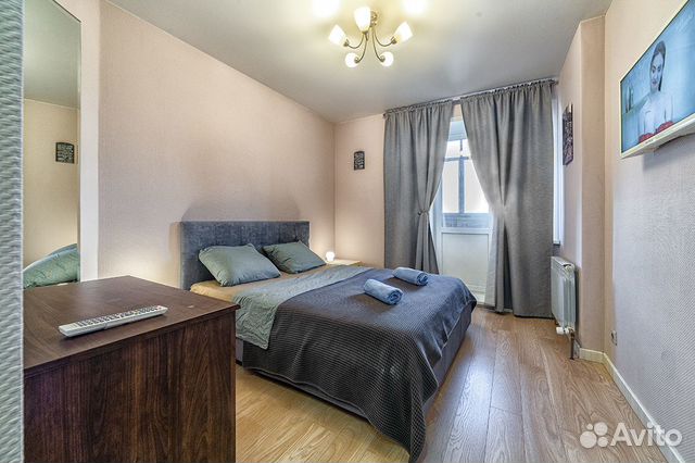 

1-к. квартира, 62 м², 2 кровати