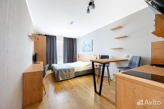 

Квартира-студия, 24 м², 1 кровать