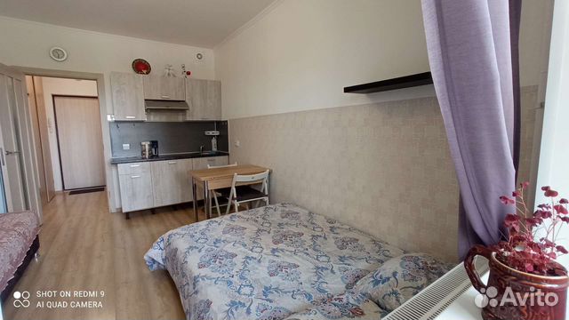 

Квартира-студия, 22 м², 2 кровати