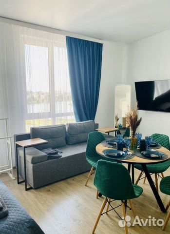 

Квартира-студия, 32 м², 3 кровати