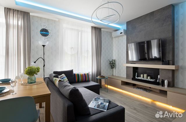 

1-к. квартира, 40 м², 2 кровати
