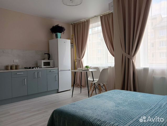 

Квартира-студия, 30 м², 2 кровати