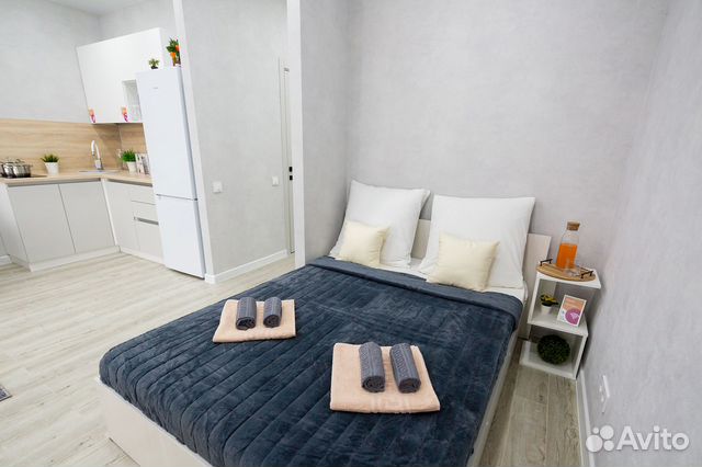 

Квартира-студия, 42 м², 2 кровати