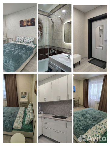 

Квартира-студия, 35 м², 1 кровать