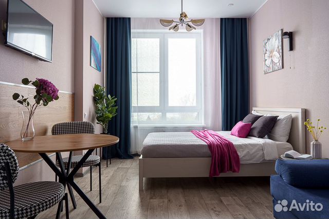 

Квартира-студия, 26,5 м², 2 кровати