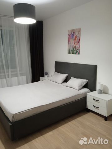 

1-к. квартира, 44 м², 2 кровати