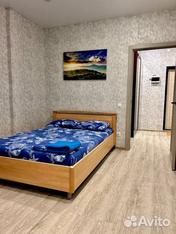 

1-к. квартира, 38 м², 2 кровати