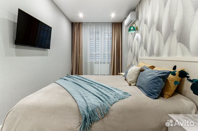 

1-к. квартира, 38 м², 2 кровати