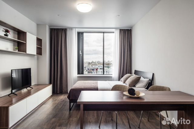 

Квартира-студия, 38 м², 2 кровати