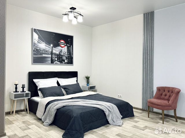 

1-к. квартира, 45 м², 3 кровати