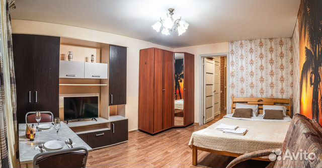 

1-к. квартира, 30 м², 2 кровати