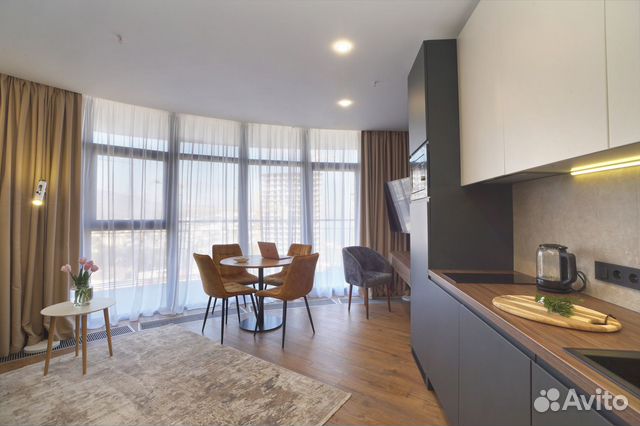 

1-к. квартира, 56 м², 2 кровати